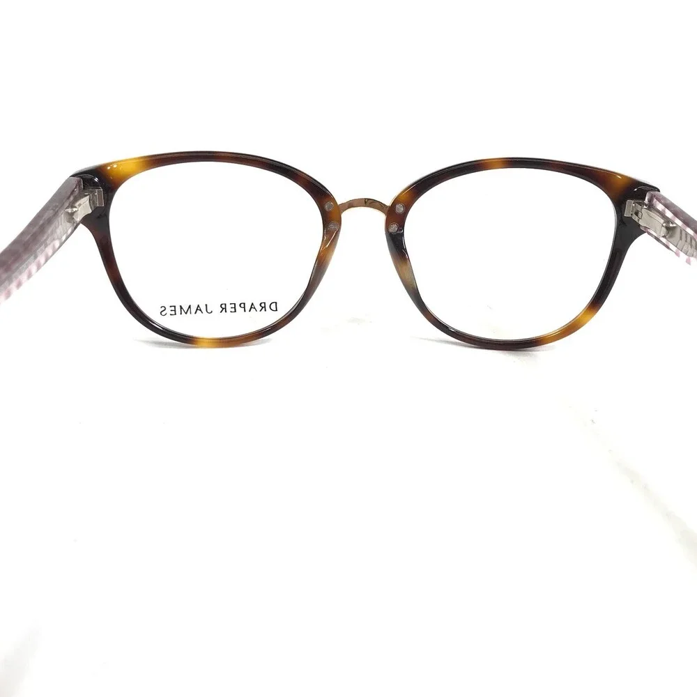 Draper James Eyeglasses Frames DJ5019 215 TORTOISE Pink Clear Square 52-18-140